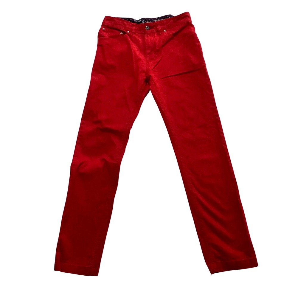 PrAna Red Slim Fit Chinos Pants Women's Size 31W X 30L